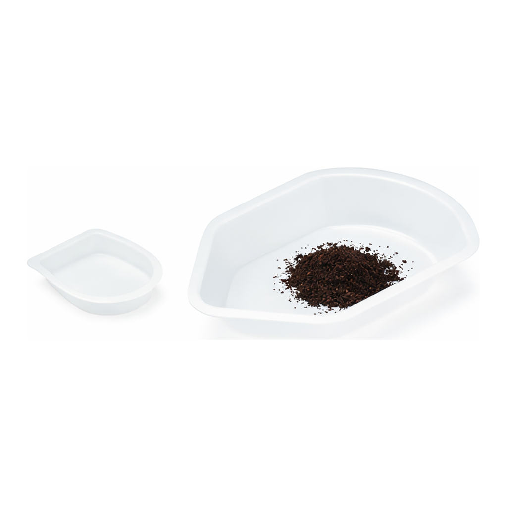 Merck White anti-static disposable polystyrene pour boat