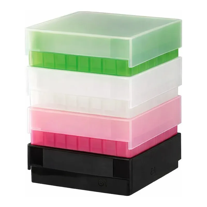 Merck 81-Well microtube storage box, for 1.5-2.0 mL tubes