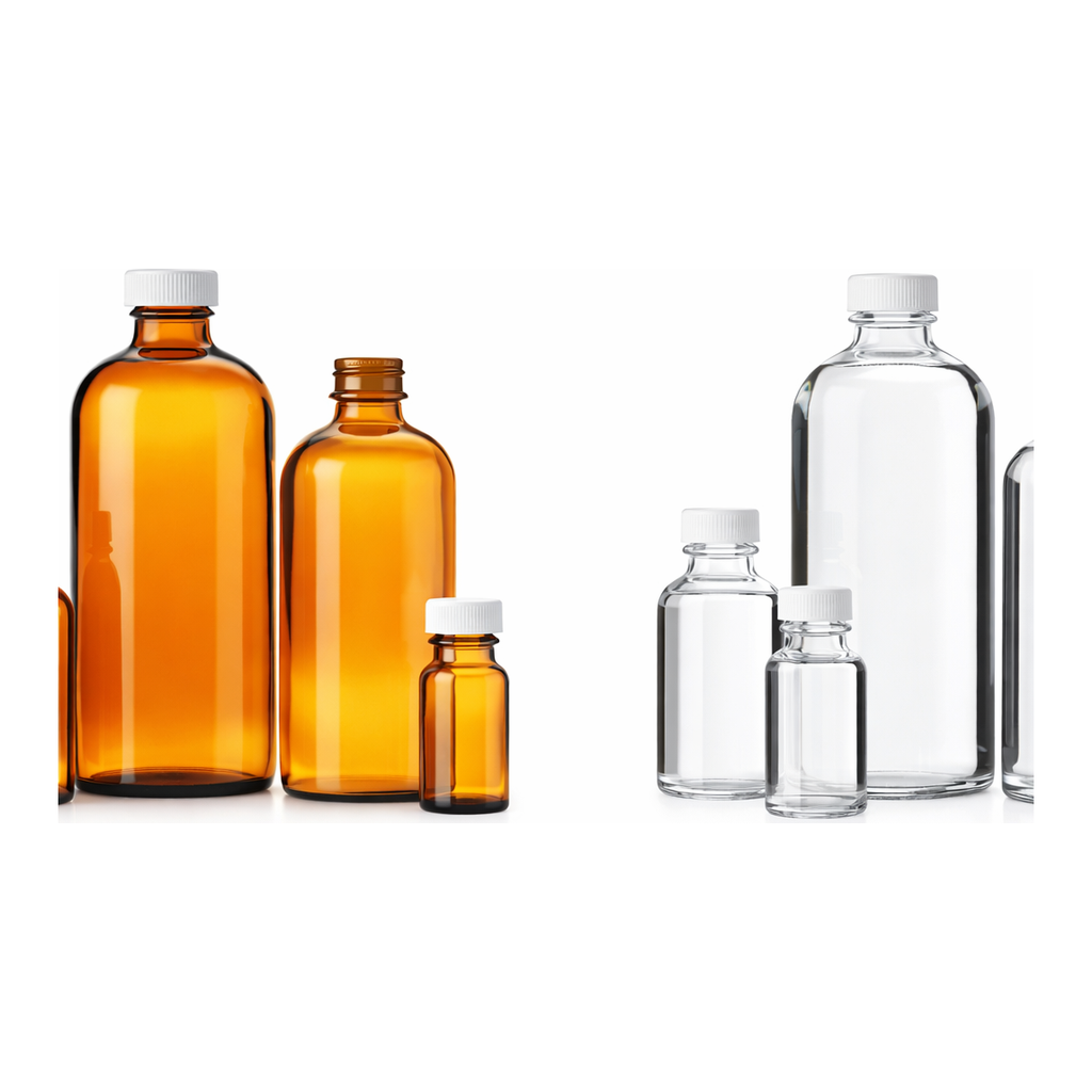 Merck Wheaton narrow mouth bottles with caps