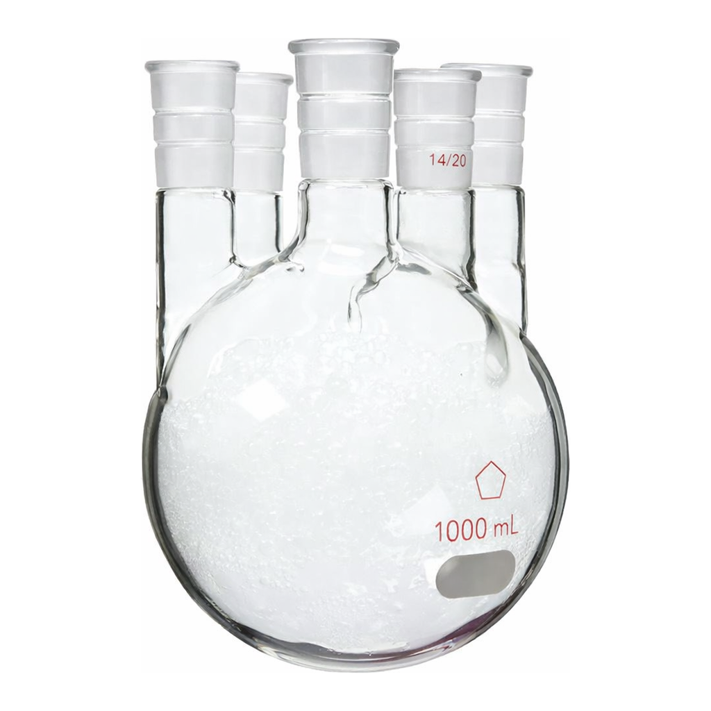 Merck Ace five-neck round-bottom flask