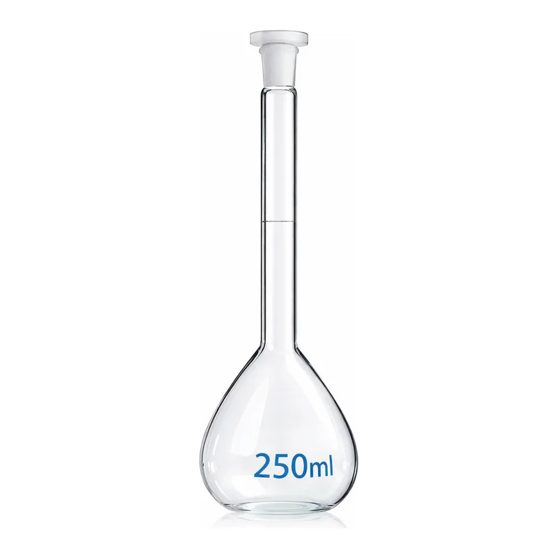 Merck BRAND BLAUBRAND volumetric flask, PP stopper, clear glass