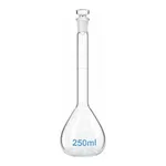 Merck BRAND BLAUBRAND volumetric flask, glass stopper, clear glass