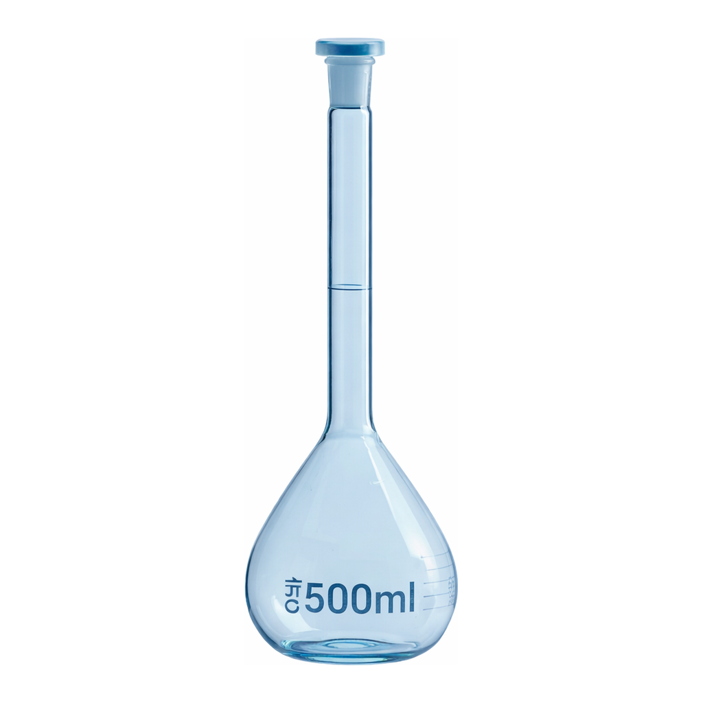 Merck BRAND BLAUBRAND volumetric flask PUR-coated