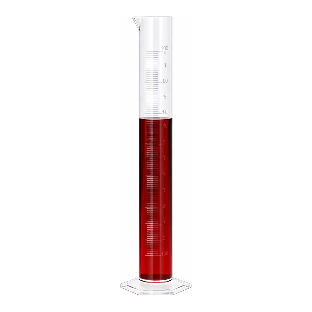 Merck BRAND graduated cylinder, PMP, embossed scale