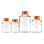 Merck Corning Easy-Grip round, plastic, storage bottles