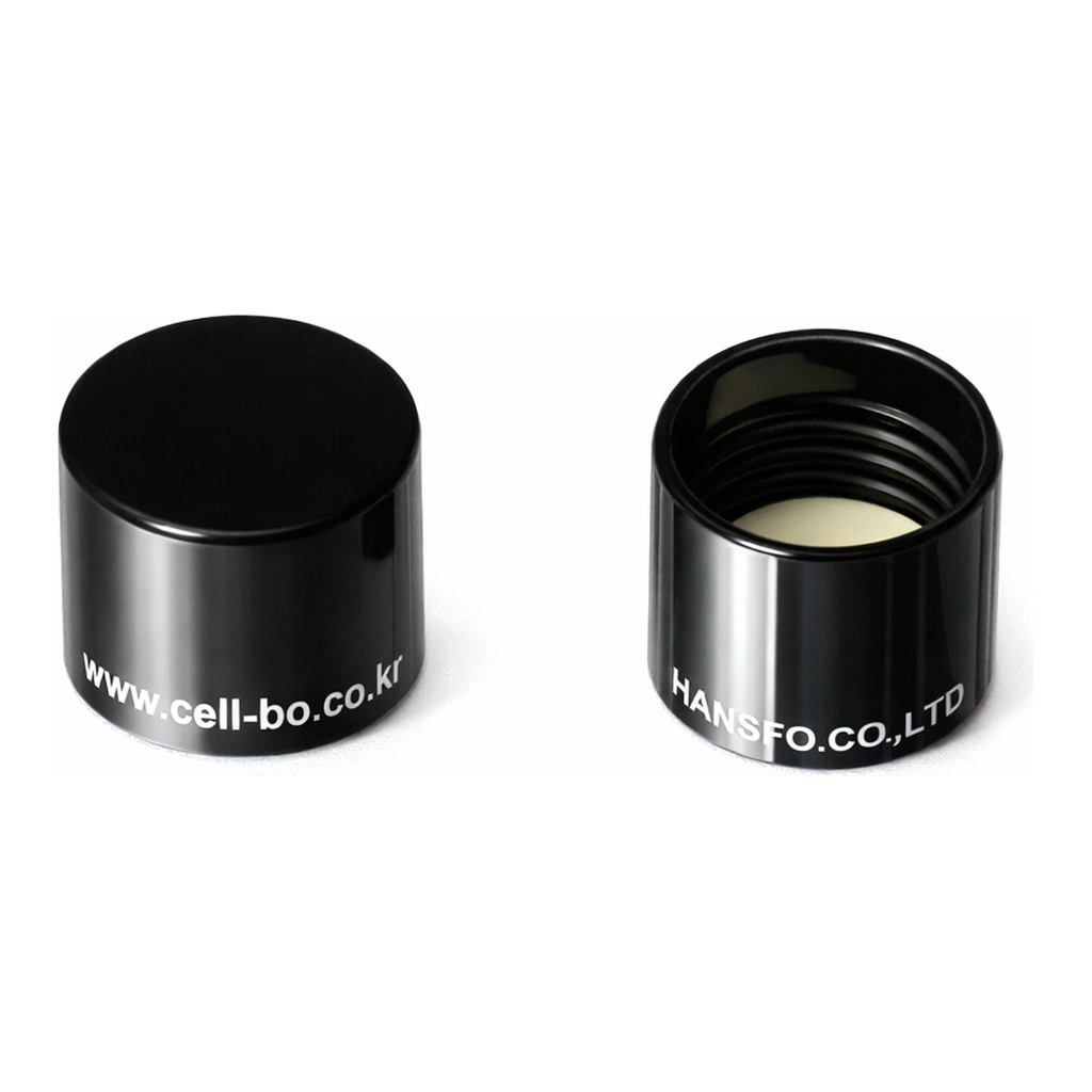 Merck Corning phenolic cap with white rubber liner