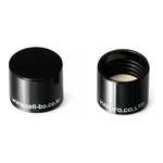 Merck Corning phenolic cap with white rubber liner