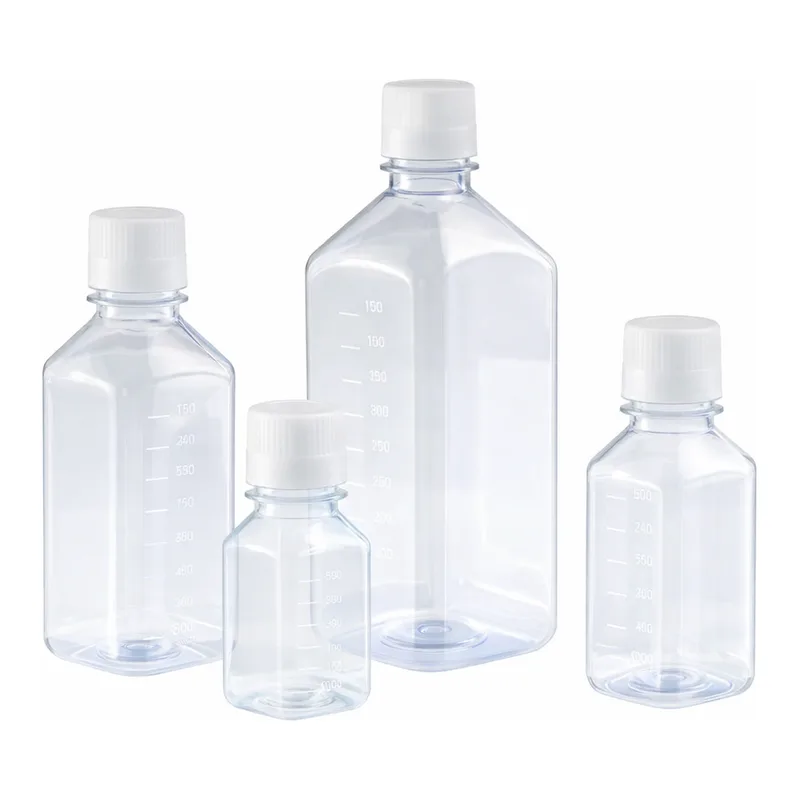 Merck Corning storage bottle, octagonal with HDPE screw cap
