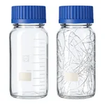Merck Duran GLS 80 Protect wide mouth graduated laboratory bottles