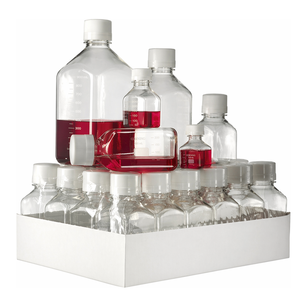 Merck Nalgene media bottles, style 2019