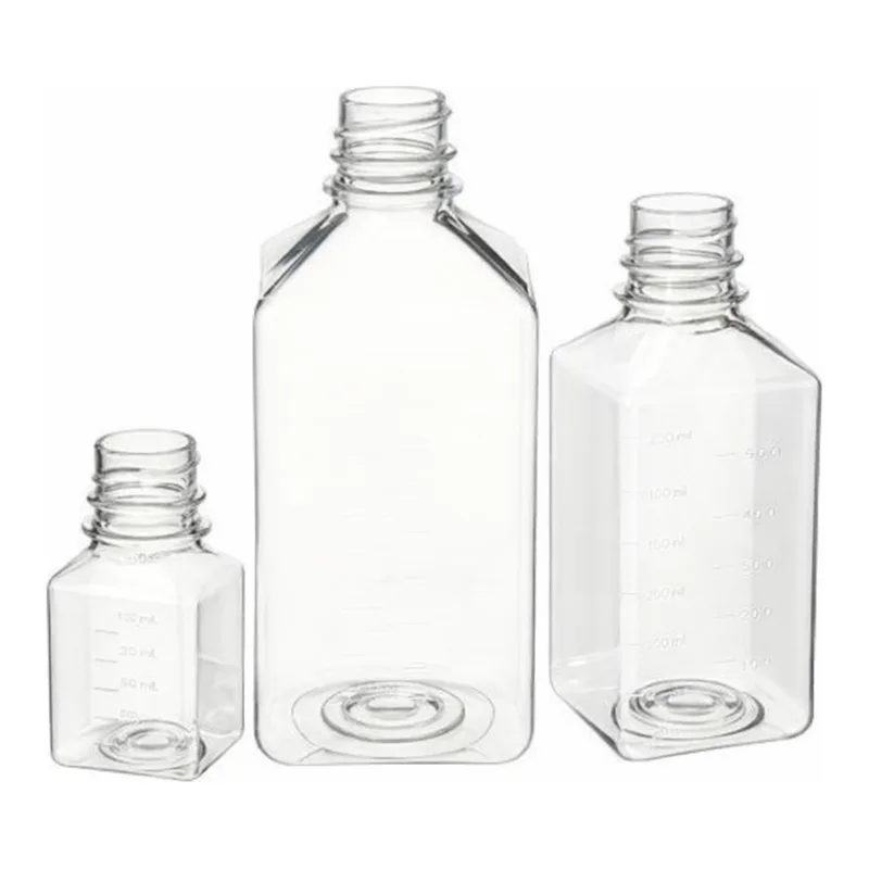 Merck Nalgene square graduated media bottle