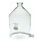 Merck Pyrex Aspirator bottles with ground glass side socket