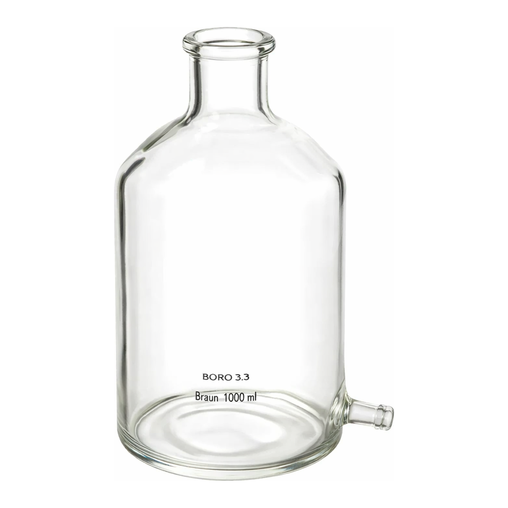 Merck Pyrex aspirator bottle with outlet for tubing