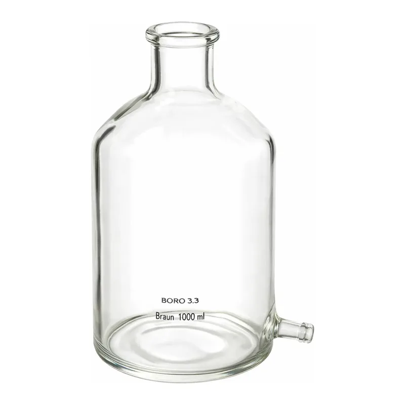 Merck Pyrex aspirator bottle with outlet for tubing