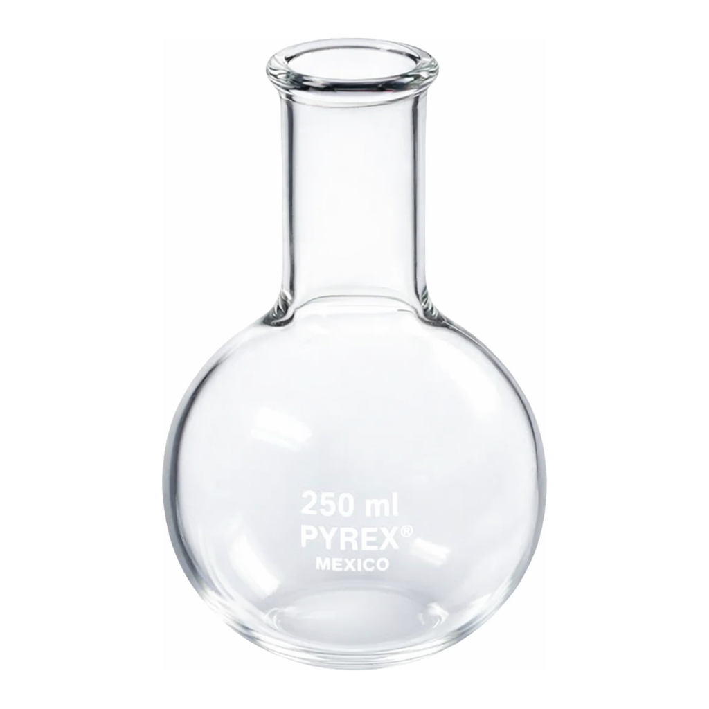 Merck Pyrex Florence flat-bottom flask