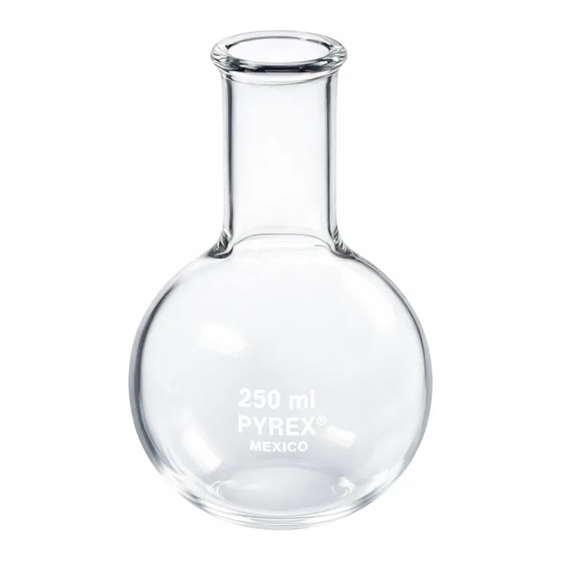 Merck Pyrex Florence flat-bottom flask