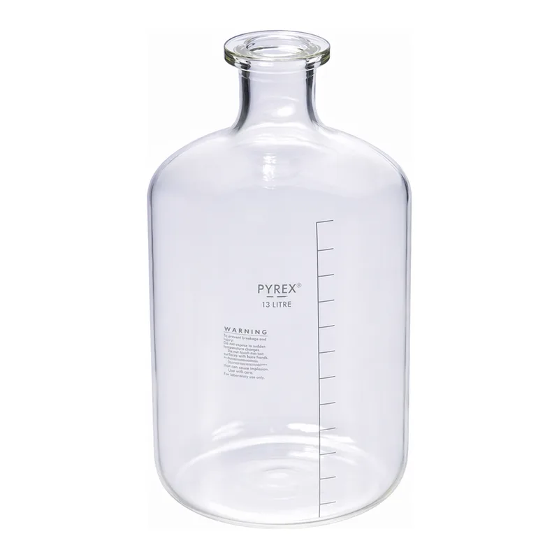 Merck Pyrex graduated solution bottle