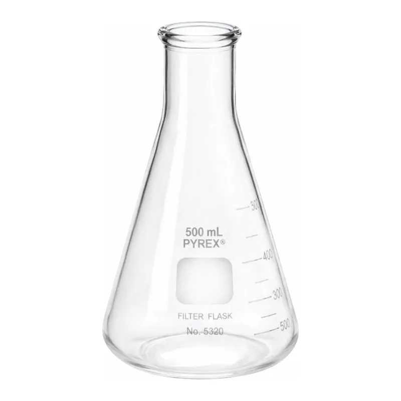 Merck Pyrex heavy-wall graduated filtering flask