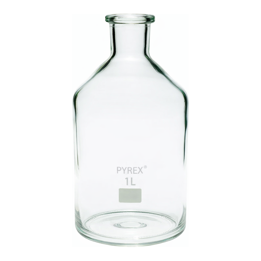 Merck Pyrex Reagent bottles, unground narrow neck