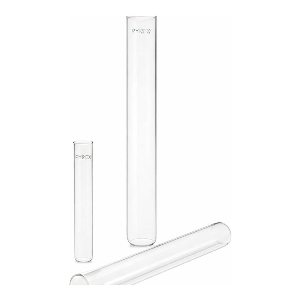 Merck Pyrex Test tubes, without rim, medium wall