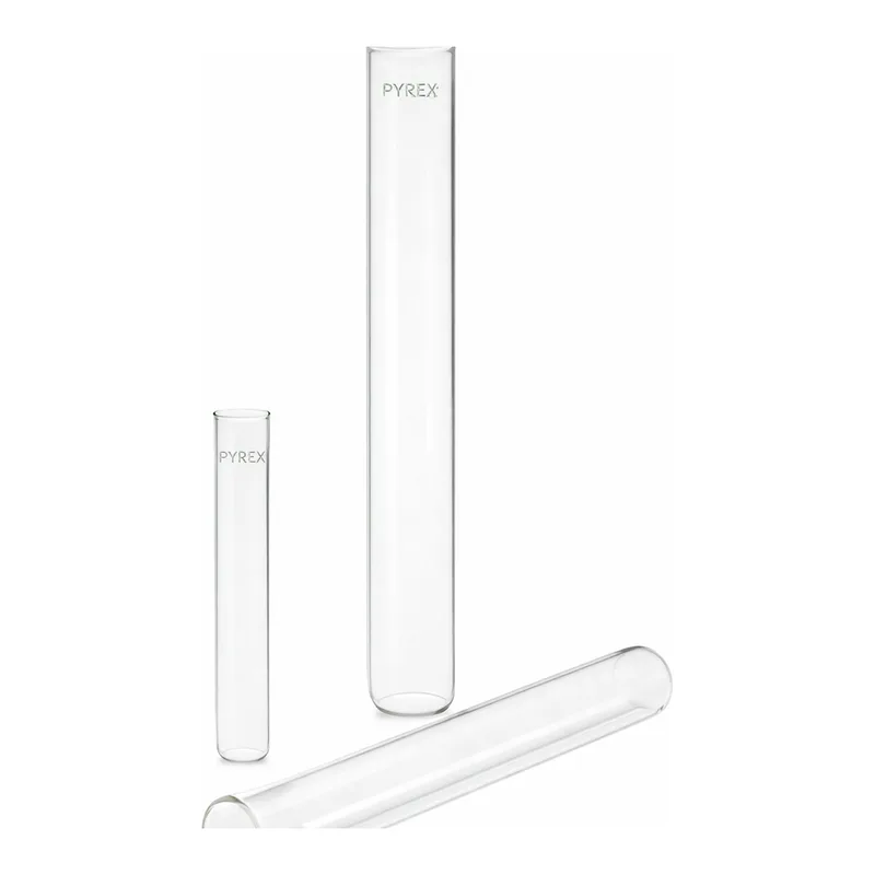 Merck Pyrex Test tubes, without rim, medium wall