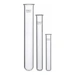 Merck Pyrex Test tubes, with rim, heavy wall