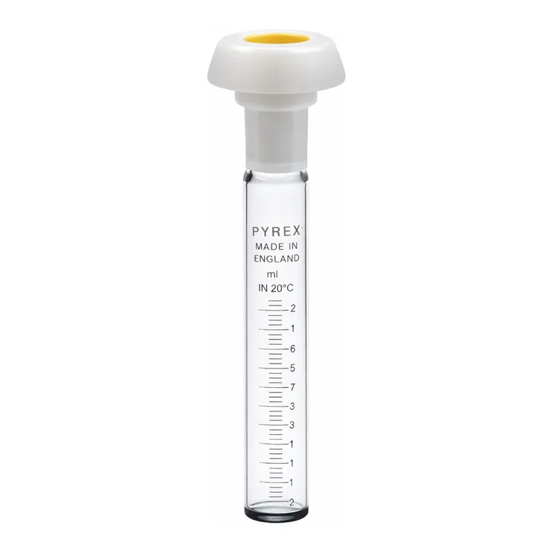 Merck Pyrex Test tubes with standard ground stoppers