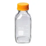 Merck Pyrex square media storage bottle
