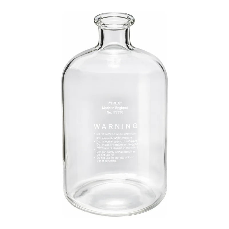 Merck Pyrex serum bottle