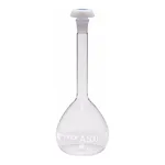 Merck Pyrex Volumetric flask, heavy duty, class A, works certified, USP/ISO/DIN tolerances