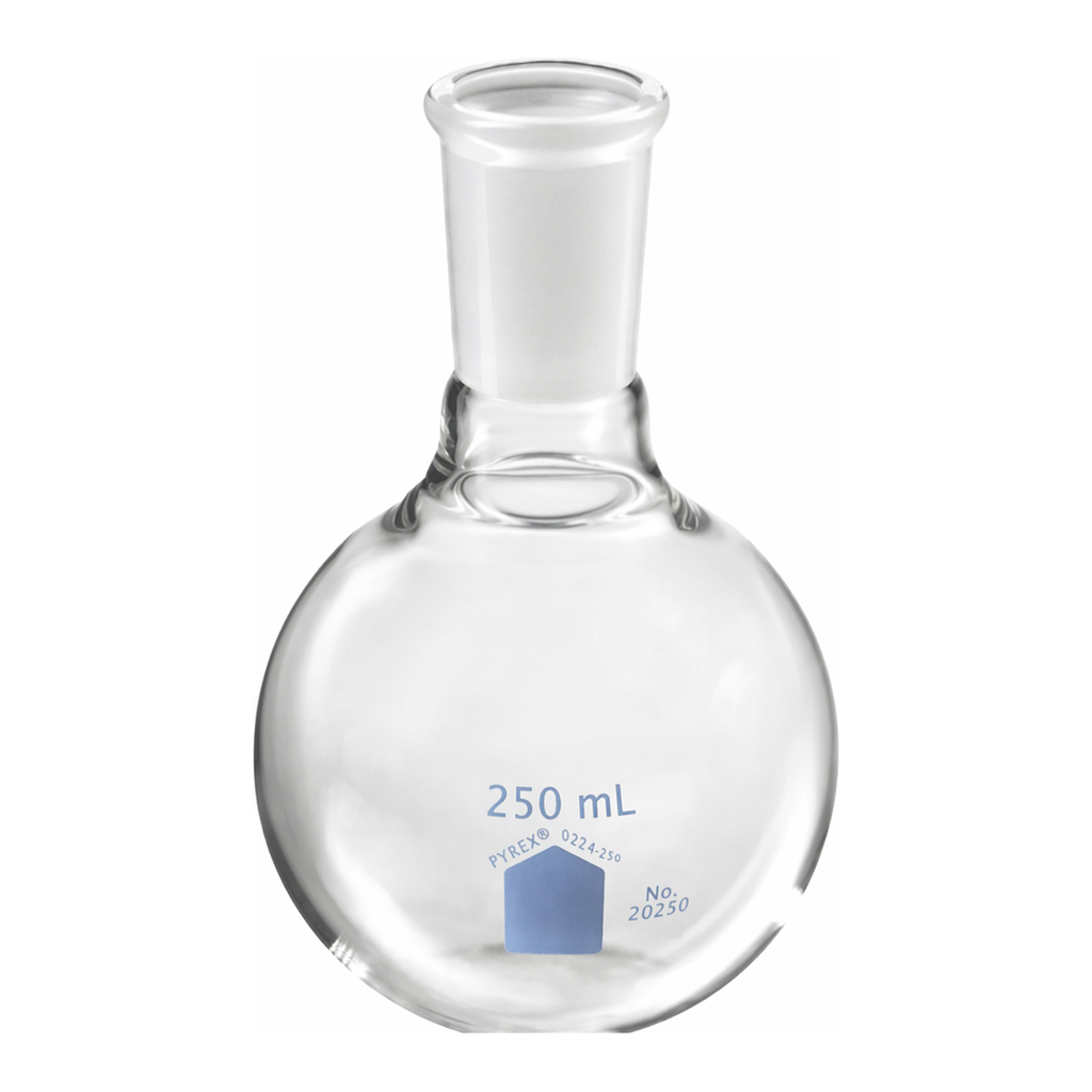 Merck Pyrex VISTA round-bottom boiling flask