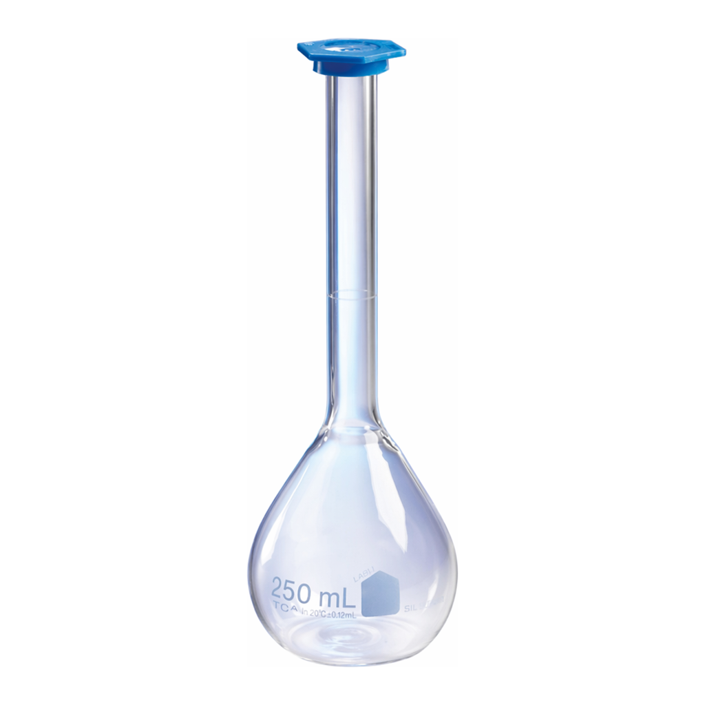 Merck Pyrex VISTA volumetric flask, Class B