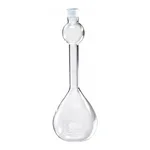 Merck Pyrex volumetric mixing flask, with ST stopper