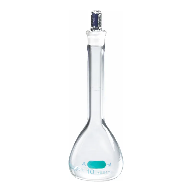 Merck PYREXPLUS volumetric flask, with protective coating, Pyrex stopper