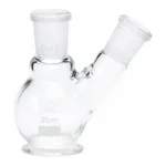 Merck Quickfit two-neck, round-bottom flasks