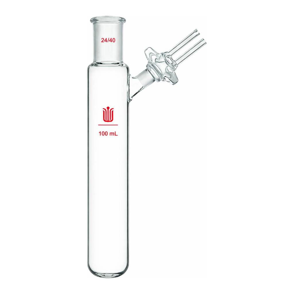 Merck Synthware reaction tube with glass stopcock