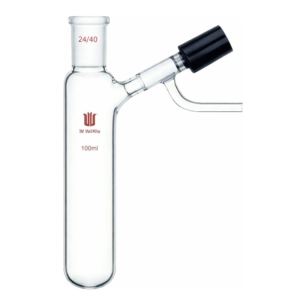 Merck Synthware reaction tube with high vacuum valve