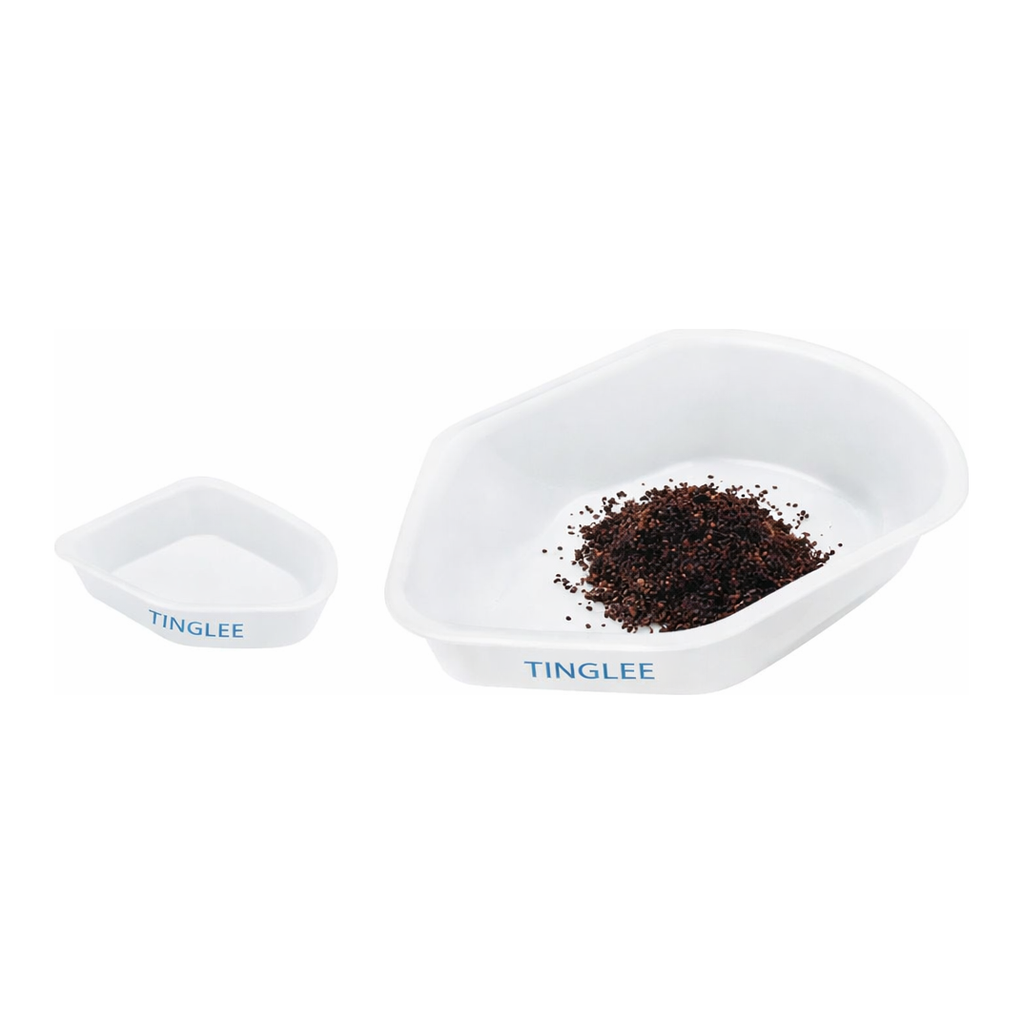 Merck White anti-static disposable polystyrene pour boat