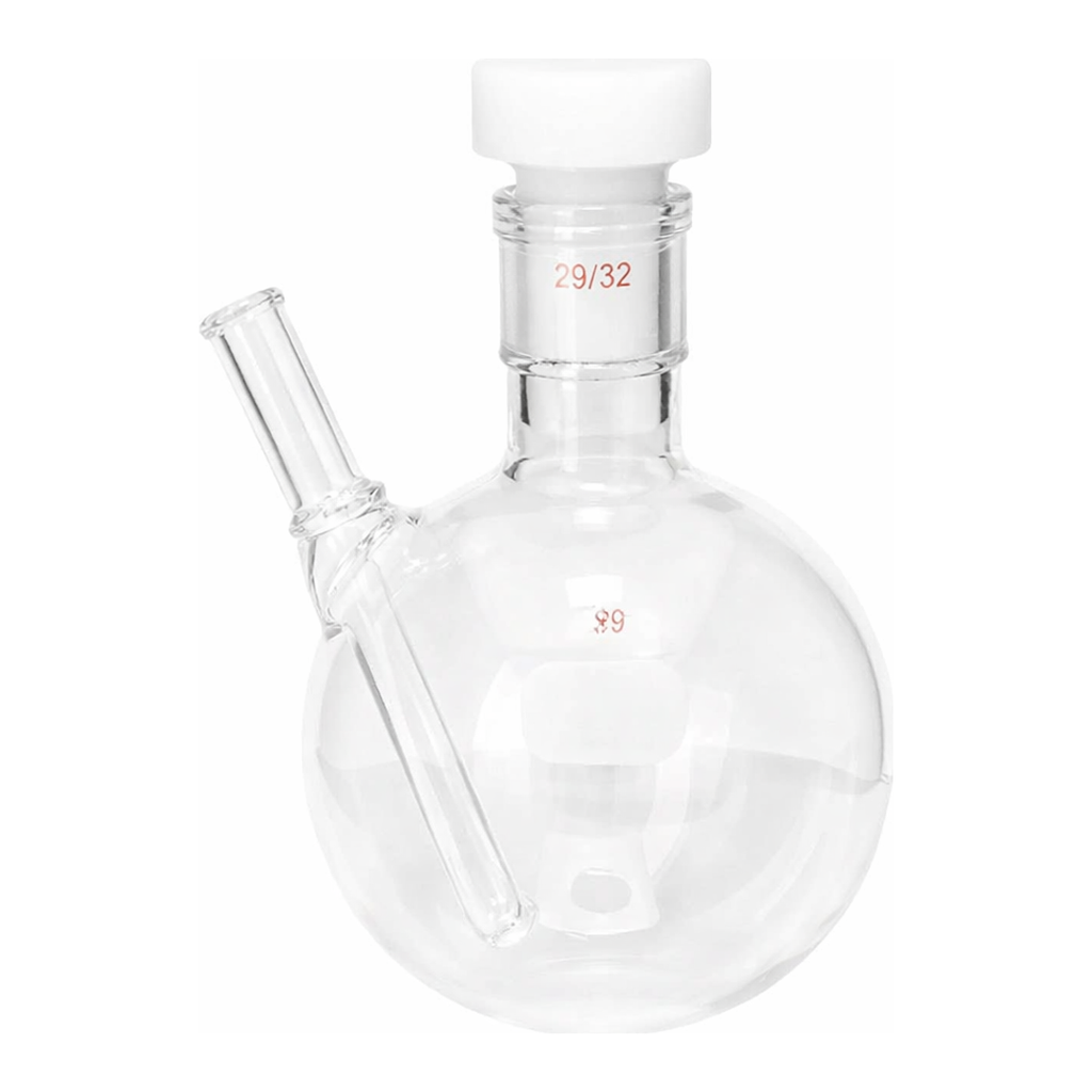 Merck Ace round-bottom pressure flask with thermowell