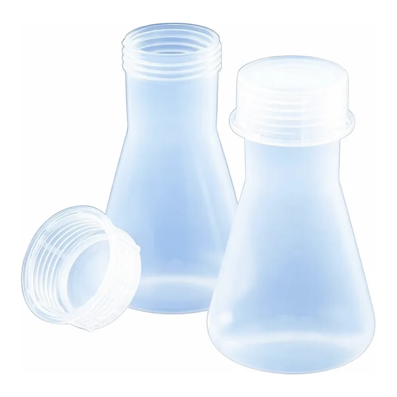 Merck BRAND Erlenmeyer flask, wide-neck, screw cap, PP