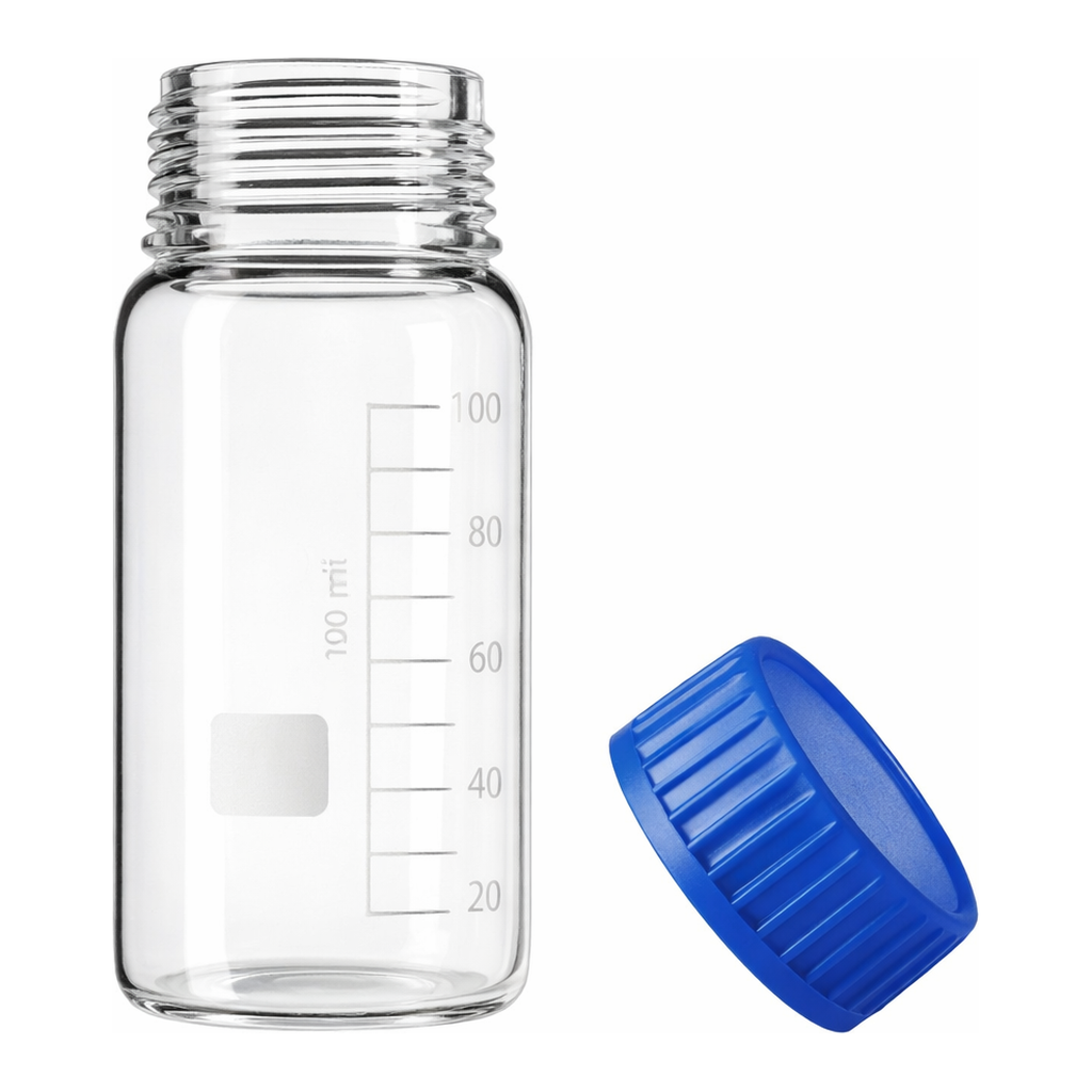 Merck Duran bottle wide neck GLS 80 without caps