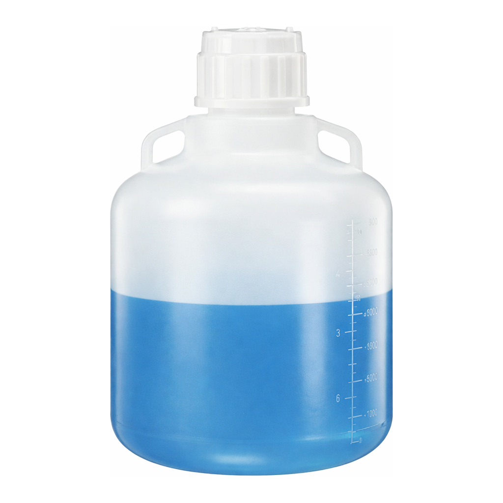 Merck Nalgene round carboy, with handles