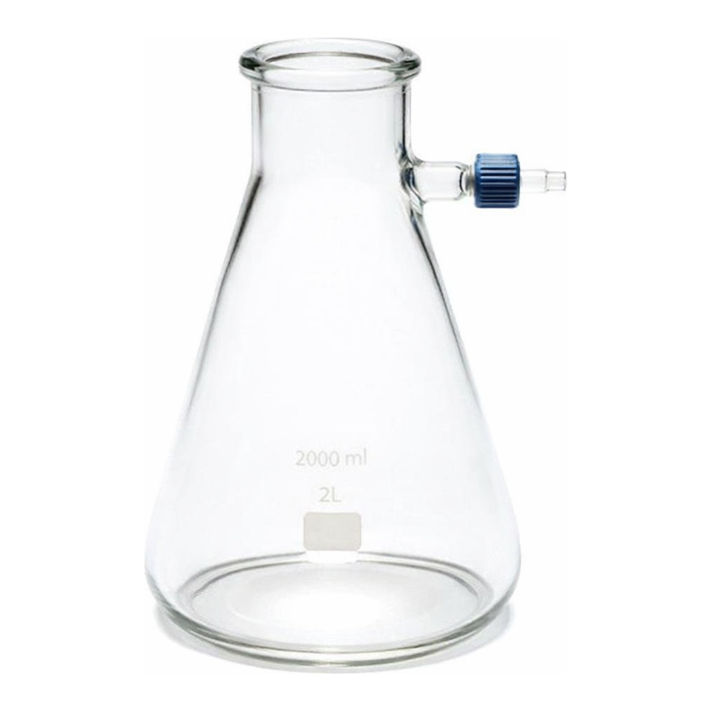 Merck Pyrex Büchner filter with side arm and screwthread connector