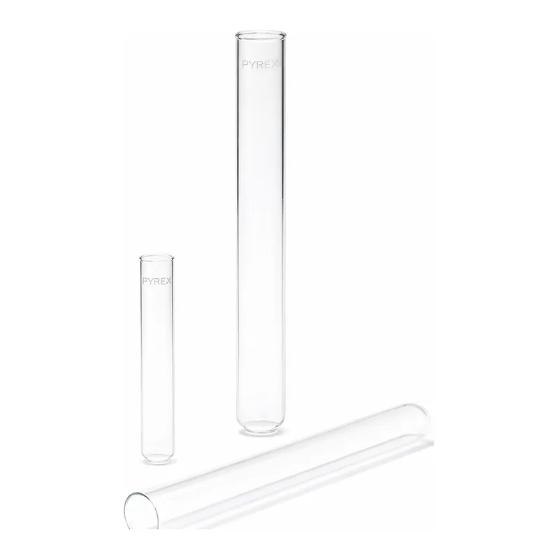 Merck Pyrex Test tubes, without rim, medium wall
