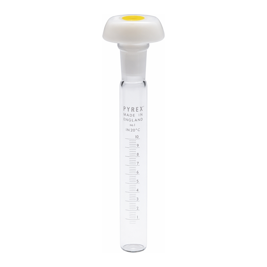 Merck Pyrex Test tubes with standard ground stoppers