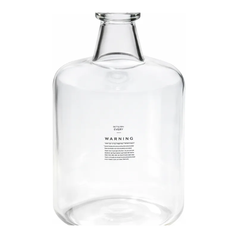 Merck Pyrex solution bottle