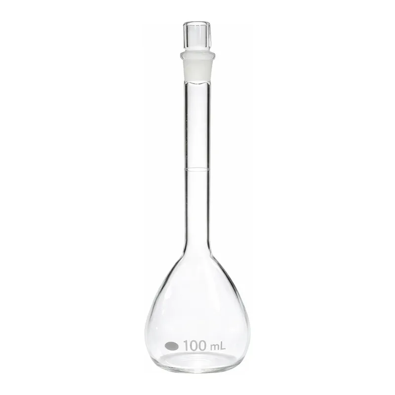 Merck Pyrex volumetric flask, class A with Pyrex ST stopper