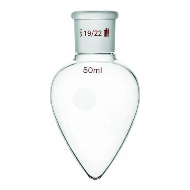 Merck Synthware pear shaped flask