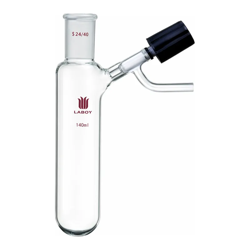 Merck Synthware reaction tube with high vacuum valve
