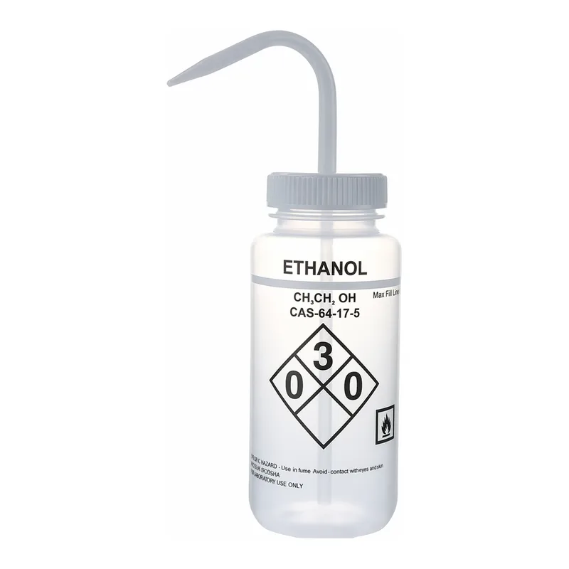 Merck Wide mouth safety labelled wash bottle